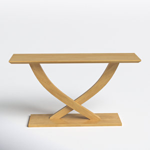 Wade Logan® Catelynn 57'' Solid Wood Console Table & Reviews | Wayfair